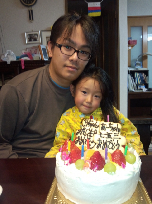 こうちゃん♪おたんじょうびおめでとうございます♪(*^_^*)あーちゃん七五三おめでとうございます♪(*^_^*)